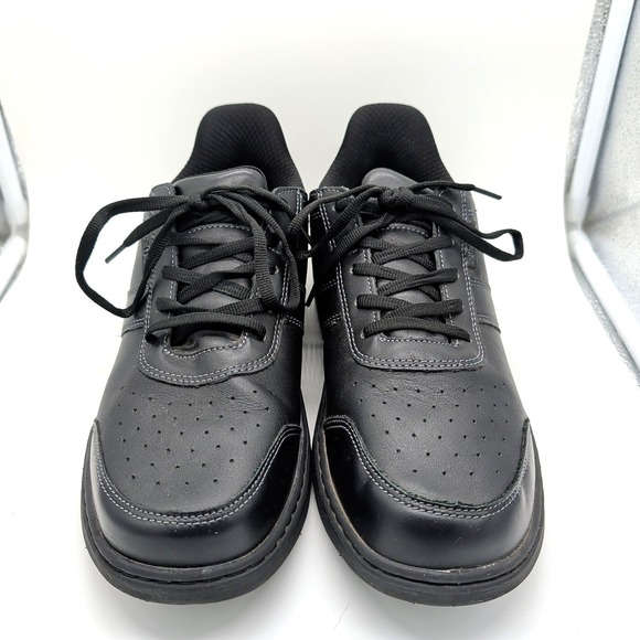 Orthofeet Pierre Walking Shoes Sz 9.5 Medium Black 20218 Hands Free Slip Comfort